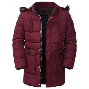 Chaqueta Acolchada de Alta Calidad con Capucha de Piel de Lobo, Chaqueta de Plumón para Hombre, Parka Canadiense, Chaqueta de Piel, Precio al por Mayor, OEM - Product Image 3