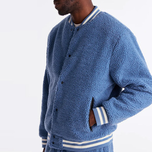 Veste en sherpa chaude de haute qualité pour hommes, collection d'hiver, vestes personnalisées, tissu respirant, prix bas, veste bomber 2026 - Product Image 3