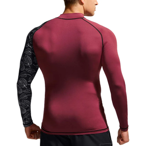 Rashguard respirant à séchage rapide BJJ MMA Compression Shirt Logo personnalisé Rashguard Bjj - Product Image 3