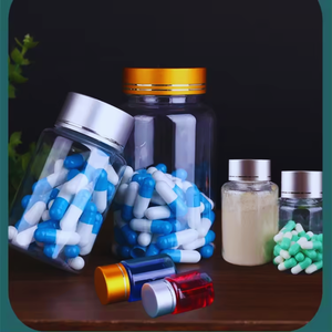 Suministro al por Mayor de Botellas de Plástico PET Cilíndricas de 80cc y 200cc para Medicamentos/Vitaminas, Color Personalizado, Tapa de PET, Logotipo Personalizado, Pavico - Product Image 3