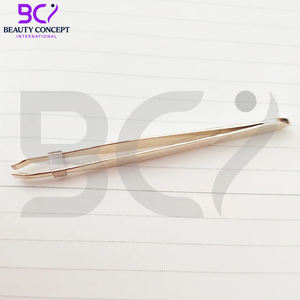 Pince à sourcils en acier inoxydable meilleurs outils de maquillage de qualité, épilation de mise en forme des sourcils de haute précision - Product Image 2