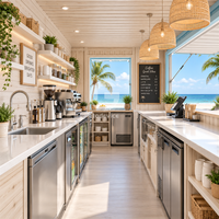 Café-restaurant Etodevice sur deux étages, conteneur maritime de 20 pieds entièrement équipé, bar mobile en conteneur avec terrasse sur le toit
