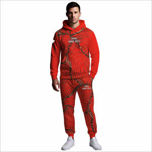 ชุดวอร์มสำหรับผู้ชายชุดวอร์มสำหรับผู้ชายขนาดพิเศษโลโก้ที่กำหนดเอง - Product Image 3