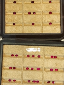 Pierre précieuse de rubis naturel en vrac du Mozambique en taille Asscher, ovale, baguette et rose - Toutes les tailles disponibles - Product Image 2