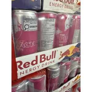 BOISSON ÉNERGISANTE RED BULL ÉDITION PÊCHE ORIGINE EUROPE 250ML - Product Image 2