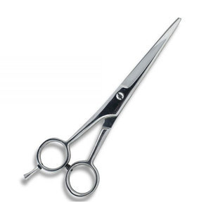 Tijeras de peluquero de tamaño personalizado, mango de cerámica de Color sólido de calidad profesional, recién llegado, herramienta de belleza de acero inoxidable - Product Image 5