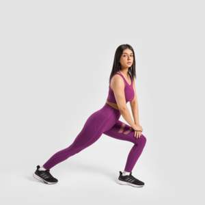 Leggings Capri Deportivos Empower (Rosa Oscuro) Sin Costuras, Compresión, Spandex, Nailon, Estampados, Talla XL para Gimnasio, Yoga, Uso Casual - Product Image 4
