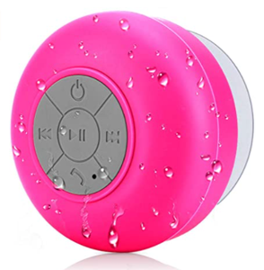 Altoparlante Bluetooth per doccia IPX5 3W Altoparlante portatile impermeabile Bluetooth 5.2 con ventosa rosa - Product Image 1