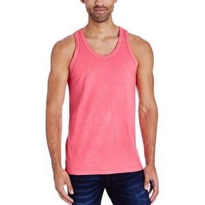Ropa pesada de algodón para hombre, camiseta muscular para gimnasio, camisetas sin mangas personalizadas OEM, camisetas sin mangas transpirables para hombre, estilo callejero - Product Image 2