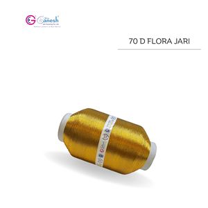 Haute Ténacité 70D Broderie flore Jari MS Type Polyester Jari avec Lurex S et ST Type Métallique flore jari - Product Image 3