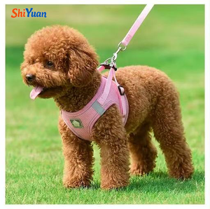 SHIYUAN - Arnés Reflectante y Transpirable para Perros y Gatos, Correa Ajustable para el Pecho, para Perros Pequeños, Bichón, Paseos al Aire Libre - Product Image 2