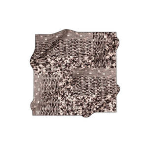 Designer Digital Print Silk Crepe Satin <b>Square</b> <b>Scarf</b> Stylish Summer Accessory - Product Image 2