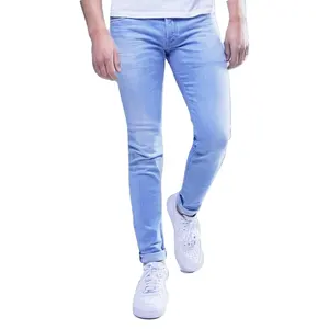 Bangladesh Pabrik Kustom Grosir Denim Jeans Pria Celana Cetak Katun/Spandeks Menyesuaikan Denim Jeans Kualitas Berorientasi Ekspor