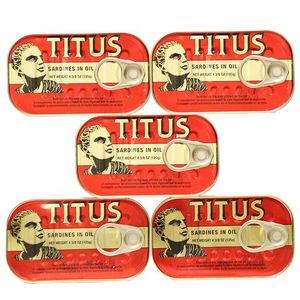 Sardines en conserve 125g à l'huile végétale / Sardines en conserve <span class=keywords><strong>TITUS</strong></span> de haute qualité, 125g de sardines en conserve / Expédition mondiale disponible - Product Image 3