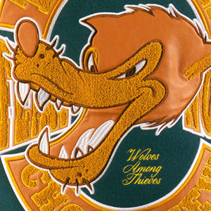 Vêtements de rue personnalisés avec logo, broderie en chenille de haute qualité, toile d'hiver, antibactérien, respirant, bomber, lettreman, baseball - Product Image 5