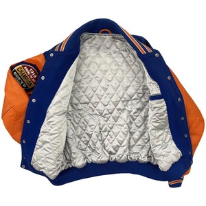 Chaqueta Varsity de Lana Transpirable al por Mayor con Cuello Alto y Mangas de Poliéster/Algodón, Bordado Personalizado, Estilo Retro para Hombre - Product Image 4