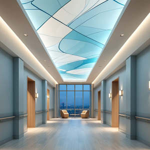 Soffitto luminoso LED in profilo da 100 mm - illuminazione dei bordi - Product Image 2