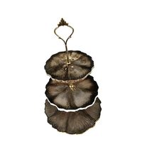 Support à gâteau en résine fait main, moderne, luxueux, écologique, résistant au lave-vaisselle, 1 pièce, pour la maison, l'hôtel, le restaurant, HF CRAFTS
