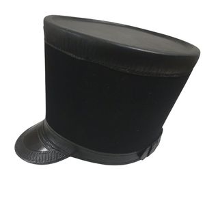 หมวก shako สไตล์รัสเซีย1811ผู้ชายทำจากหนังแท้100% สูงโลโก้ OEM - Product Image 6