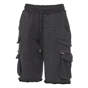 Pantalones cortos de chándal Unisex con estampado completo Vintage, logotipo de parche bordado personalizado, pantalones cortos 100% de algodón con cordón de felpa francesa - Product Image 5