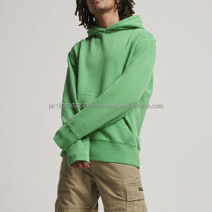 Sweat-shirt à capuche en molleton de coton de haute qualité, personnalisé par DEC Factory, uni, lourd, sans cordon de serrage, sweat-shirt de créateur personnalisé - Product Image 4