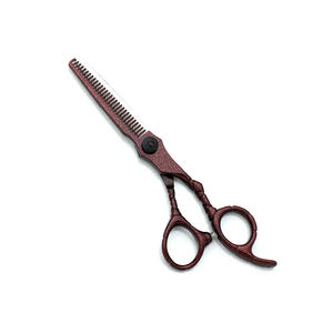 Ciseaux amincissants de coiffeur fantaisie métal acier 6.5 pouces lames tranchantes 30 dents ciseaux amincissants de cheveux pour Salon - Product Image 1