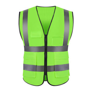 Chaleco de Trabajo Reflectante de Alta Visibilidad para Adultos Unisex, 100% Poliéster con Bolsillos Multifuncionales, para Uso en Construcción - Product Image 2