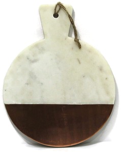 Planche à découper élégante à double couleur en forme de poêle à frire Plateau de cuisine élégant pour couper l'affichage de service Cadeaux et décoration - Product Image 4