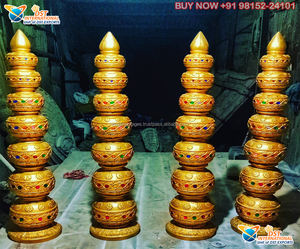 กระถางเสาอินเดียแบบดั้งเดิมตกแต่งงานแต่งงานเสากระถางอินเดียสำหรับตกแต่งงานแต่งงาน - Product Image 2