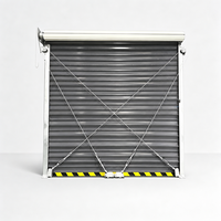 Kit de câbles de renforcement anti-vent robustes pour porte de volet roulant industrielle avec tendeur