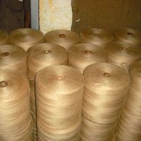 Corde en fil de jute de qualité supérieure, 100% jute, couleur naturelle, 4,8-32 lbs, écologique, motif brut, tricotage à la main, 2 brins