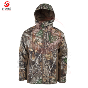 Wholesale Manufacturer <b>Waterproof</b> Canvas Hunting Uniform <b>Set</b> Short Sleeve Hooded Quick Dry Power Stretch Solid Pattern for - Product Image 1