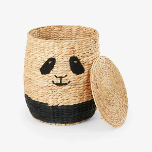Cesta de almacenamiento de jacinto de agua con forma de animal al mejor precio con asa fabricada en Vietnam para almacenamiento de lavandería - Product Image 1