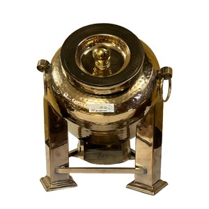 Chafing Dish Is a Metal <b>Cooking</b> or Serving Pan on a Stand with a Heat Source, Often Used for <b>Cooking</b> at Table. - Product Image 3