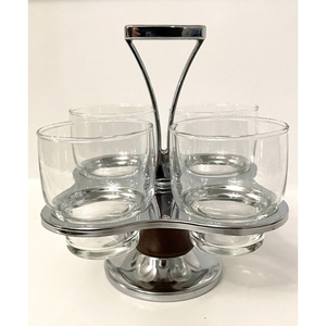 Elegante soporte de madera y metal para vidrio, vajilla pulida con espejo, vajilla Ideal para el hogar, artículos de Hotel, organizador de vajilla - Product Image 2
