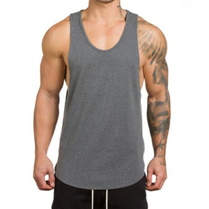 Débardeurs de sport d'été sur mesure, respirants, pour hommes, ajustés au corps, avec impression en quantité - Product Image 5