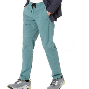 Pantalon décontracté léger pour homme, taille mi-haute, style streetwear, en coton, à séchage rapide, respirant, avec lacets, design personnalisé, dernier modèle coupe droite - Product Image 4