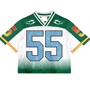 Maillot de football personnalisé pour homme et femme, respirant, en polyester, coupe courte, design boxy, impression numérique par sublimation, personnalisable - Product Image 4