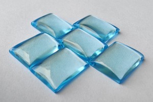 Wholesale Natural for Blue Quartz Cabochon Rectangle Baguette Cut Flat Back IGI Certified All Loose Gemstones for Jewelry - Product Image 2