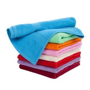 Ensemble de serviettes de bain de luxe pour la vente en gros en belle couleur avec logo personnalisé serviettes de bain en coton pour adultes de couleur unie en gros en Inde - Product Image 6