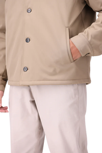 Veste matelassée en toile thermique à capuche pour homme, taille plus, avec fermeture éclair, conçue pour l'exploration en extérieur par temps extrêmement froid - Product Image 3