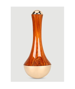 Elegante Masajeador de Madera Kansa Hecho a Mano y Ecológico con Mango de Madera Pura para Desintoxicación Profunda del Rostro y Pies, Uso en Spa, de la India - Product Image 5