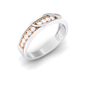 Anillo de diamante de oro sólido de 18 quilates para hombre y niño, regalo certificado IGI de diamante Natural Real, joyería de oro elegante - Product Image 6