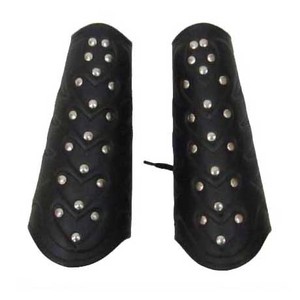 Brazaletes de armadura de cuero más vendidos, protector de brazo, exportador de protector de brazo de caza, producto decorativo hecho a mano - Product Image 1