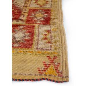 Alfombras de Lana Geométricas 3D de Estilo Clásico Nuray, Anudadas a Mano en Rojo y Naranja para Decoración de Sala de Estar, Modelo Pae-141 - Product Image 4