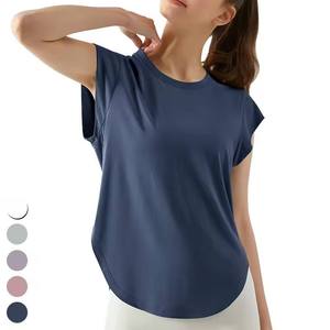 Tops dos nageur sans manches, chemises de course coupe classique, débardeur d'entraînement pour filles, yoga, athlétisme, gym, sport, en spandex écologique - Product Image 6