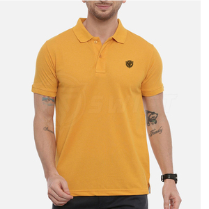 Camisetas de polo de secado rápido para hombre, precio al por mayor, diseño único, 100% algodón, patrón sólido, opciones de talla grande disponibles - Product Image 1