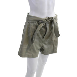 Pantalones cortos de cuero para mujer ropa de calle diseño personalizado de alta calidad transpirable servicios OEM último estilo precio razonable - Product Image 3