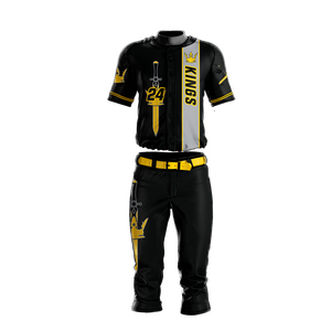 Nueva llegada personalizable de alta calidad de talla grande deportes béisbol uniforme transpirable poliéster conjunto precio - Product Image 1