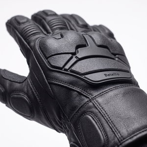 Gants de contrôle des foules en peau de chèvre avec paume en silicone, résistants aux flammes et aux coupures, à manchette longue, protection anti-choc FR - Product Image 4